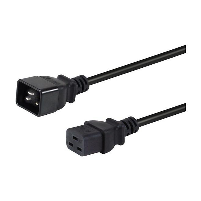 Strømkabel Equip 112131 IEC C20 til C19 3 m - sort