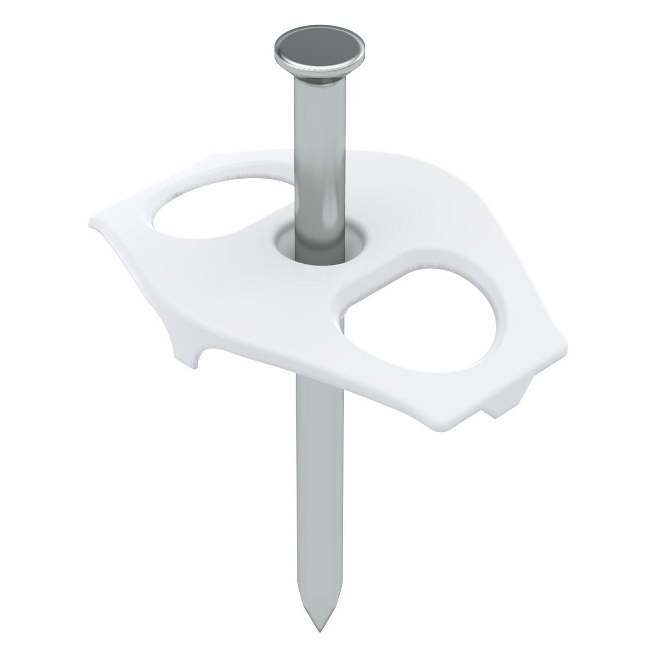 Kabelklemme Obo Bettermann Nagel-Fix 3,5 x 60 mm - transparent, 100 stk.