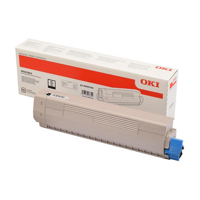 OKI Tonerkassette sort, 10000 sider 46443104 Modsvarer: N/A