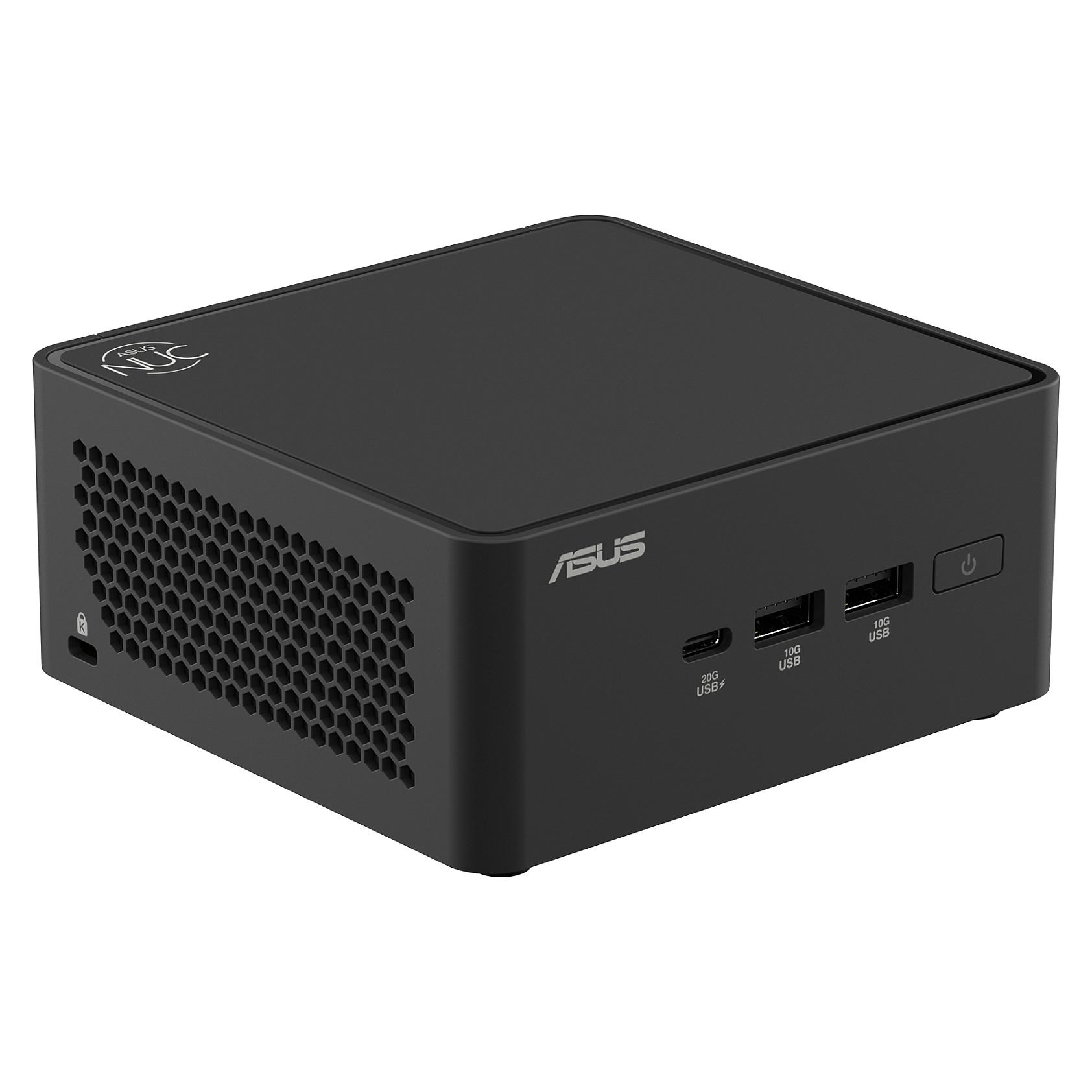 ASUS NUC 15 Pro Tall Kit RNUC15CRHV500002 - Barebone - mini PC 1 x Core Ultra 5 235H / op til 5 GHz - vPro - RAM 0 GB - Arc Graphics 140T - Gigabit Ethernet, 2.5 Gigabit Ethernet, IEEE 802.11ax (Wi-Fi 6), Bluetooth 5.4, IEEE 802.11be (Wi-Fi 7) - sort
