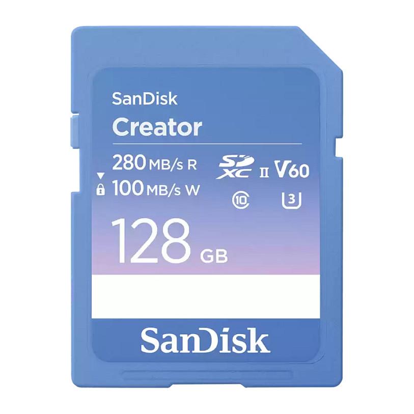 SanDisk Creator SDXC UHS-II Memory Card 128GB 280MB/s