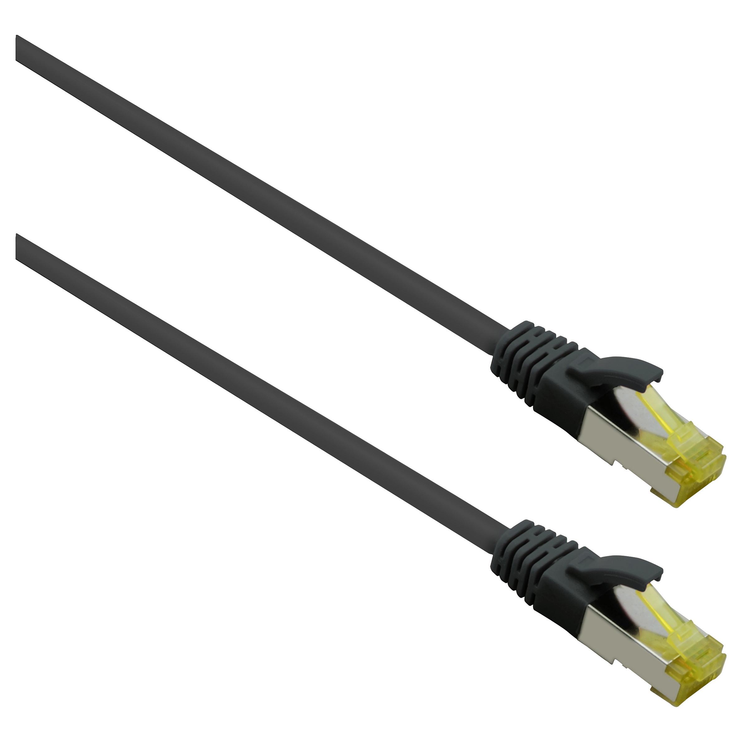 Helos ultra flex Patchkabel S/FTP Cat 6a TPE schwarz 3,0m