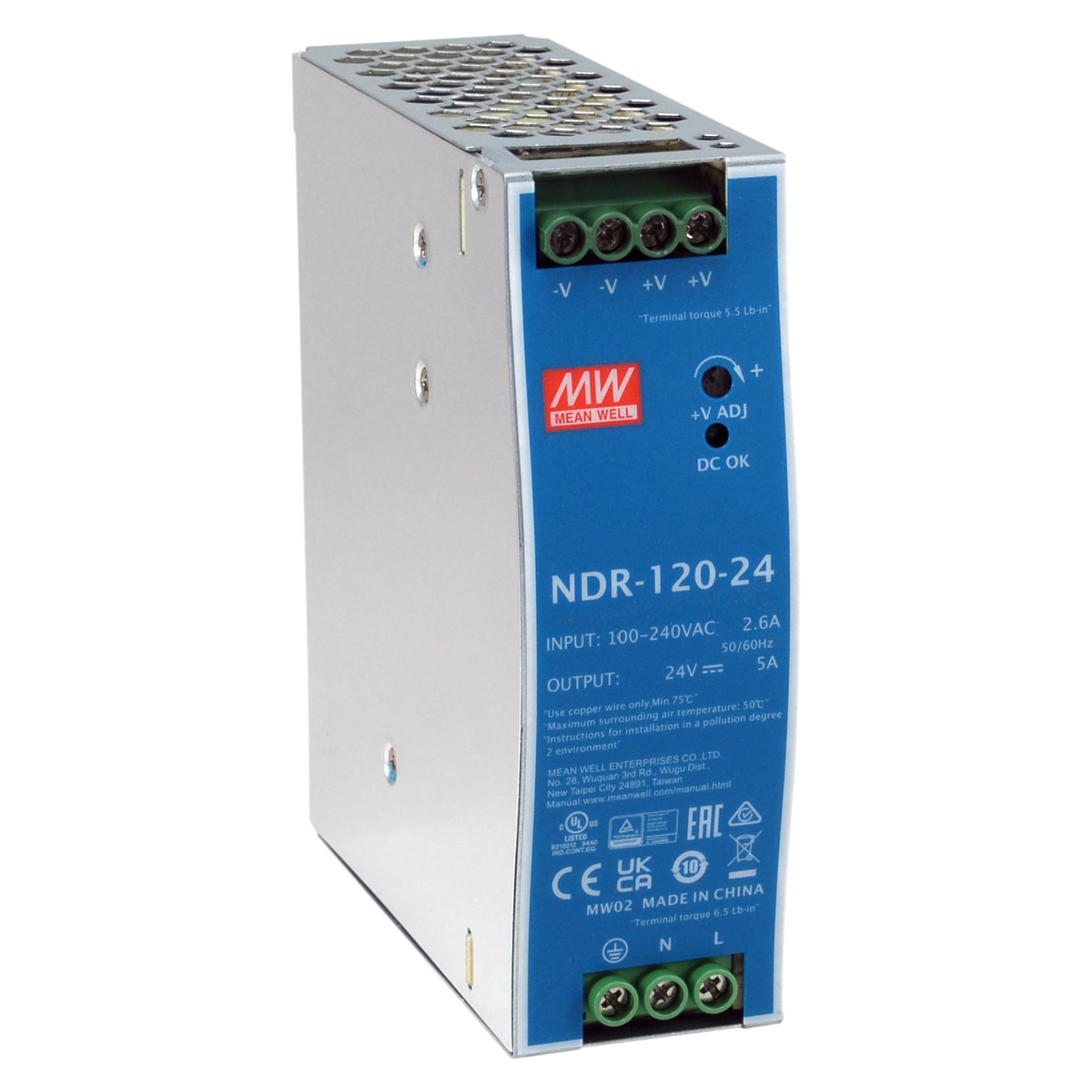 LevelOne POW-2442 - power supply - 24 V DC industrial universal fanless -20 to +70 °C DC OK relay - 120 watt Strømforsyning - 120 Watt - ATX - 80 Plus