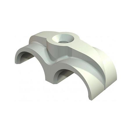 Nagelschelle Obo Bettermann OBO 3030 2 til 2 kabler 7-11 mm - lysegrå