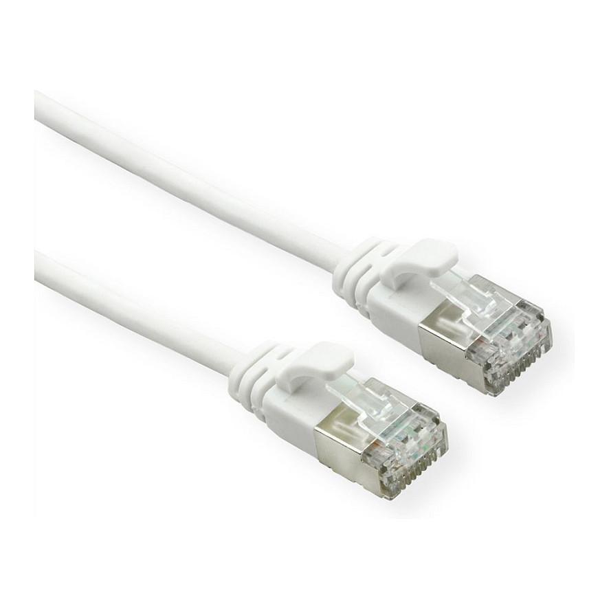 Patchkabel ROLINE DataCenter Cat.6A U/FTP LSOH slim - hvid