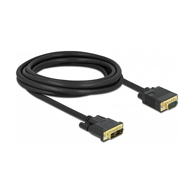DVI 12+5 til VGA-kabel DeLOCK 86750 - 3 m