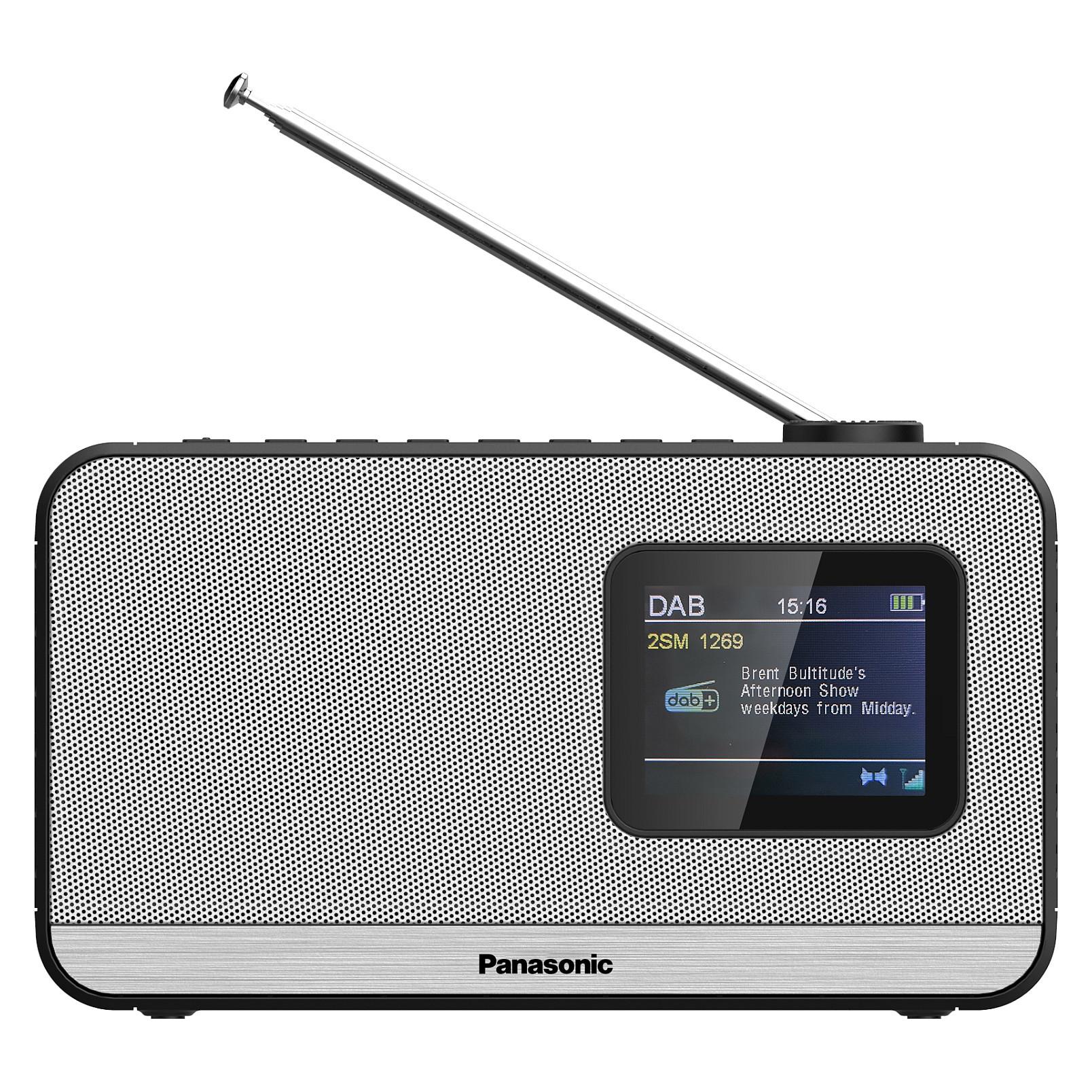 Panasonic-RF-D15EG - DAB bærbar radio - 3 watt - intet operativt system - sort