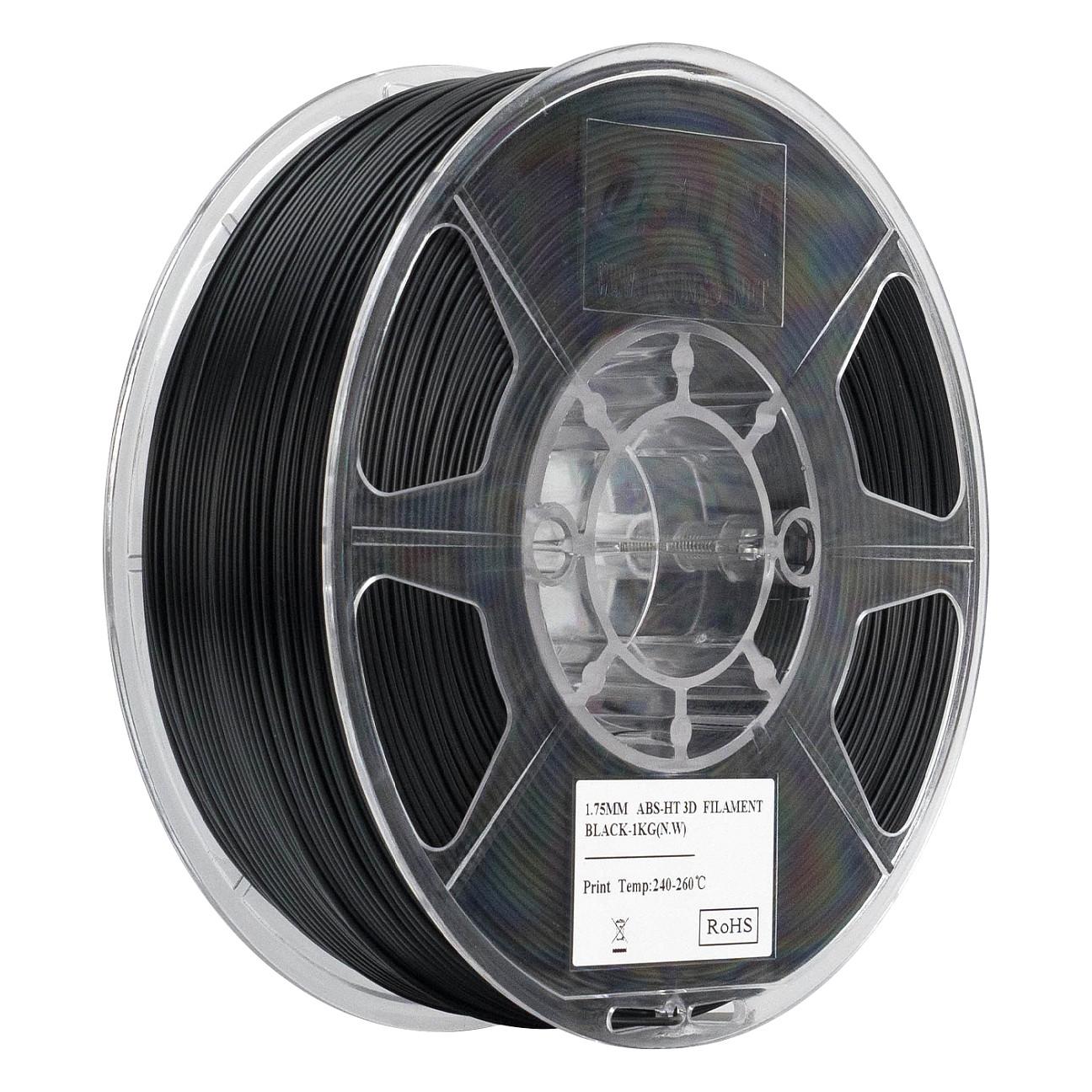 3D-printerfilament eSUN EABS-HT 1,75 mm - sort, 1 kg