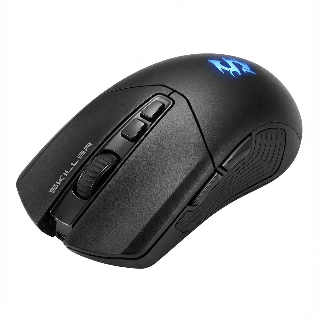 Sharkoon SKILLER SGM30W trådløs gamingmus - sort, 6.000 DPI - GEEKD.dk