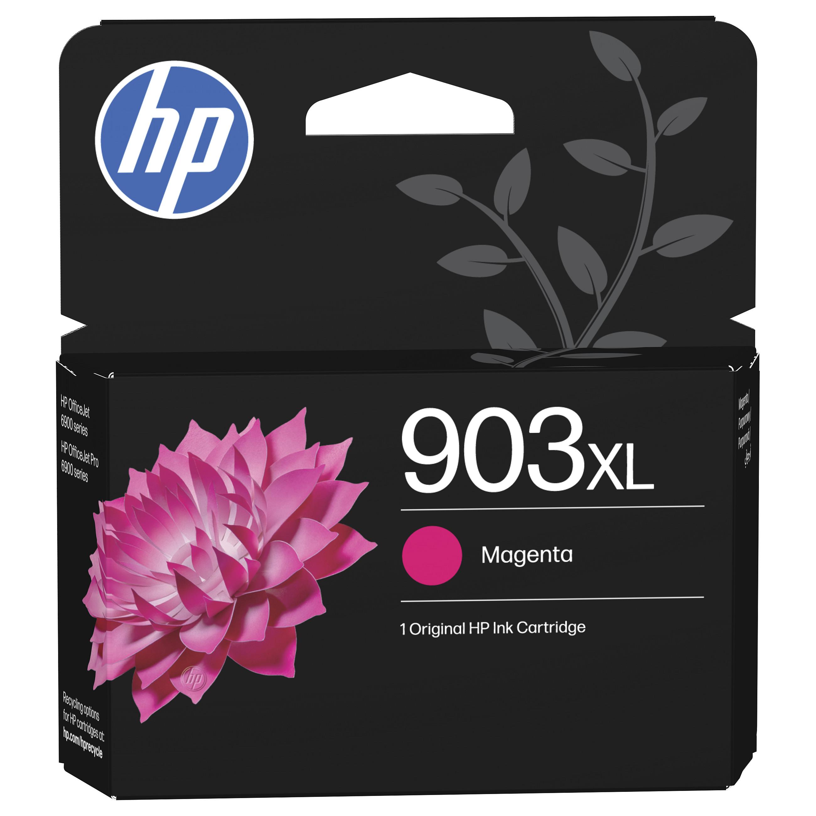 Blækpatron HP 903XL T6M07AE, inkjet, 825 sider, Magenta