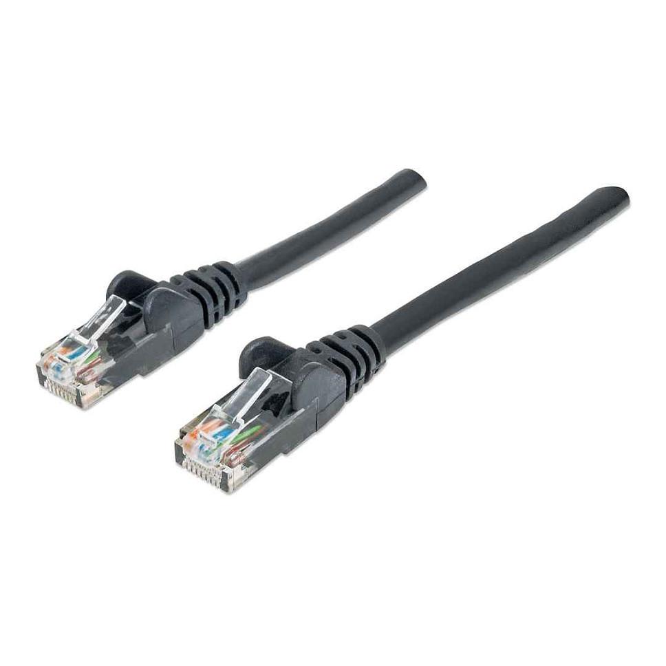 Patchkabel Intellinet Cat6 RJ45 U/UTP 1 m - sort