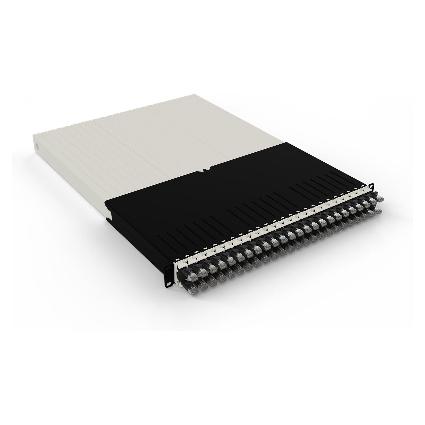 Kabelstyringssystem PATCHBOX patchbox.one 30RU/STP - sort