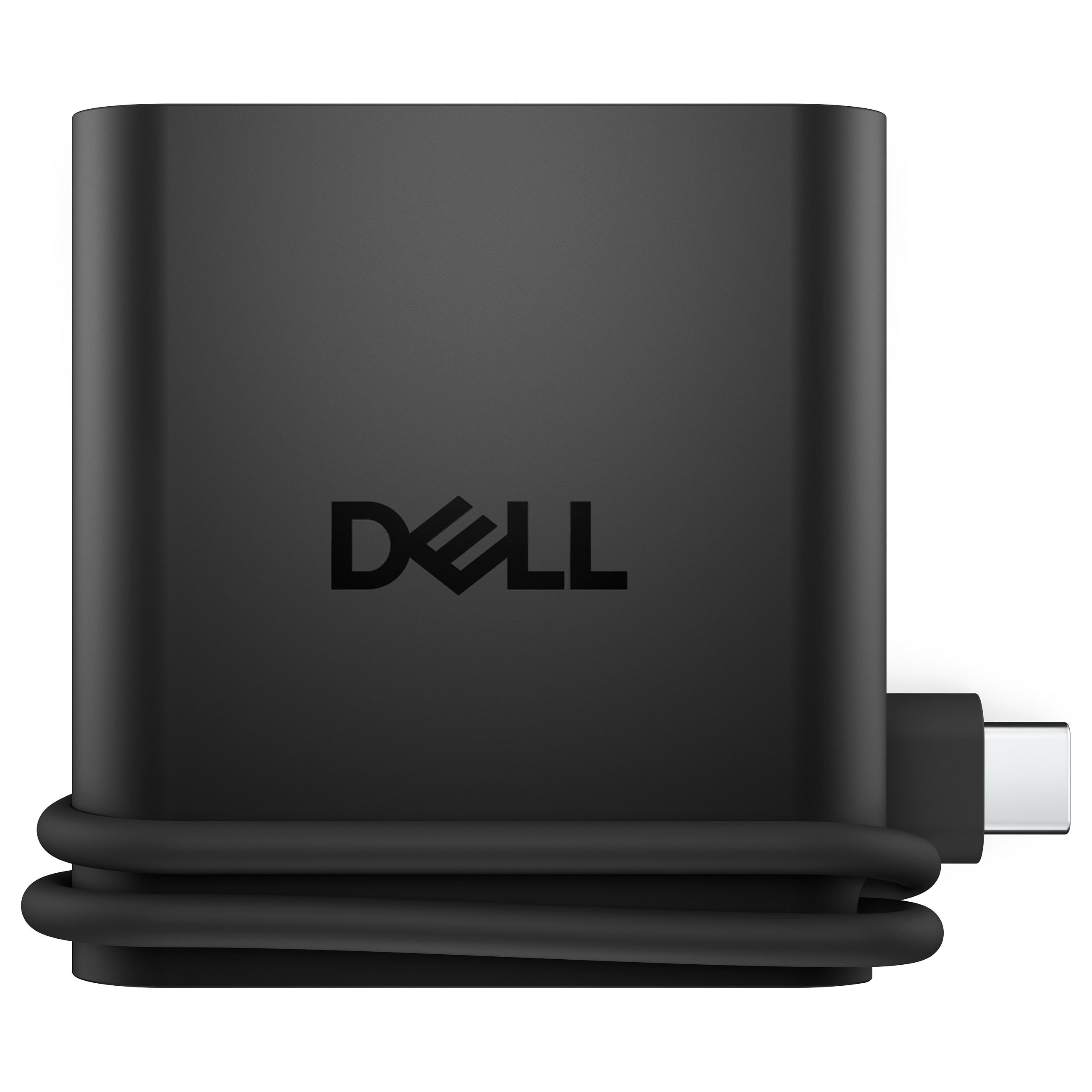 Dell DA225 kablet USB-C hub med HDMI 2.0b, USB-A og 2 x USB-C, 4K 60 Hz, sort