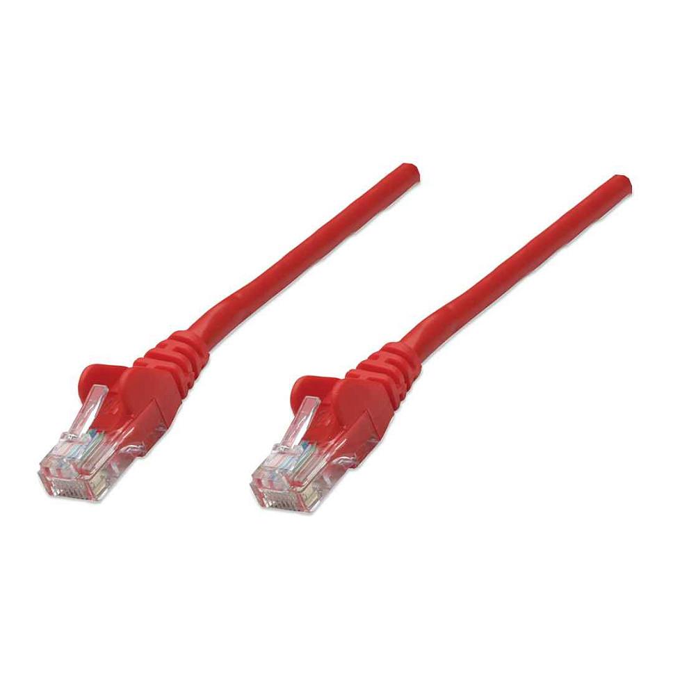 Patchkabel Intellinet Cat6 RJ45 U/UTP 1 m - rød
