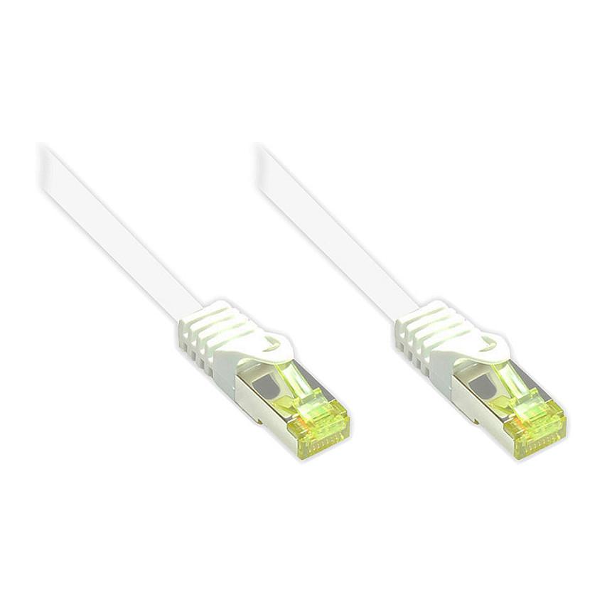 Netværkskabel Cat7 S/FTP RJ45 - hvid, 10 m