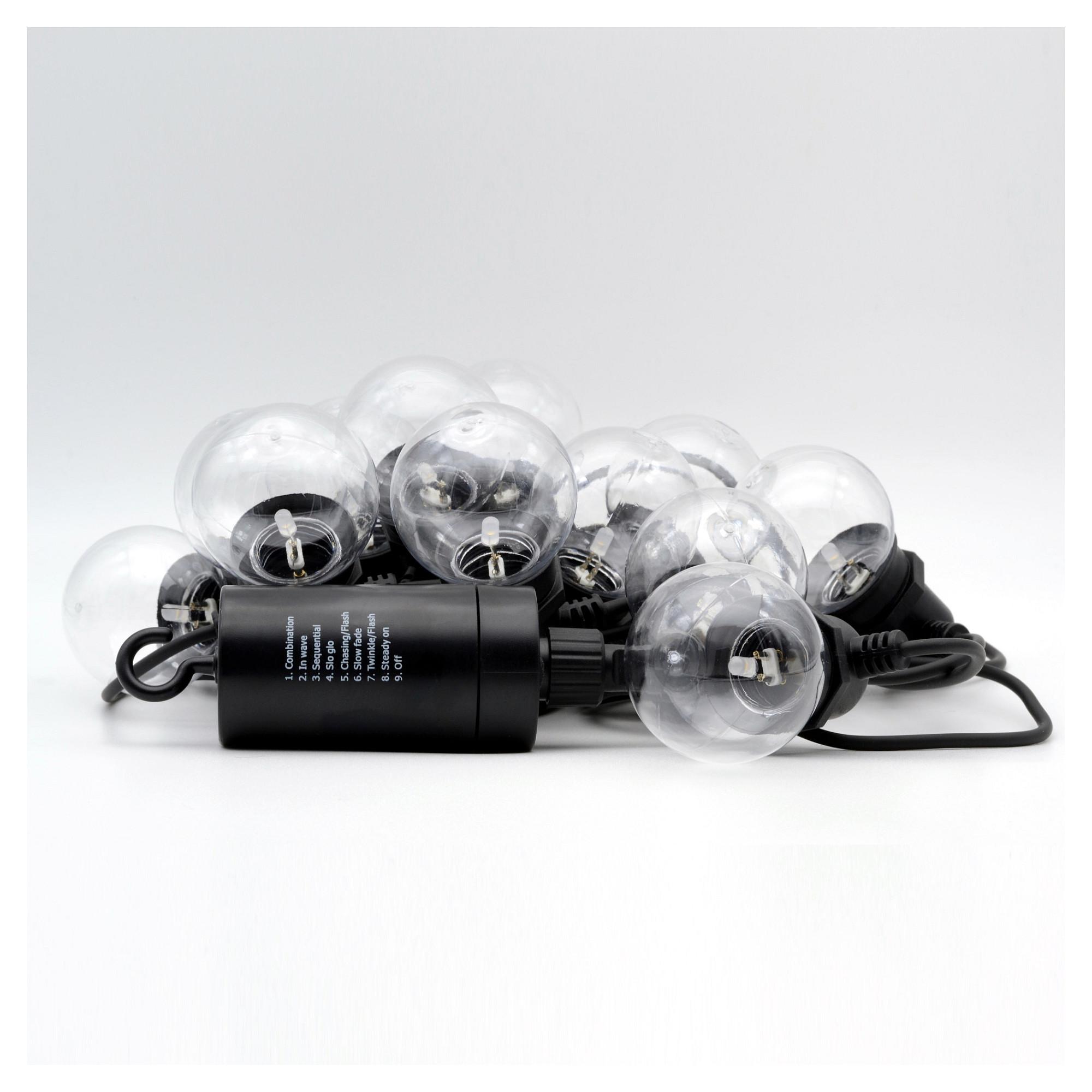 RealPower 463614, 12 Lampe( r), LED, Varm hvid, 2200 K, Indendørs/udendørs, Sort