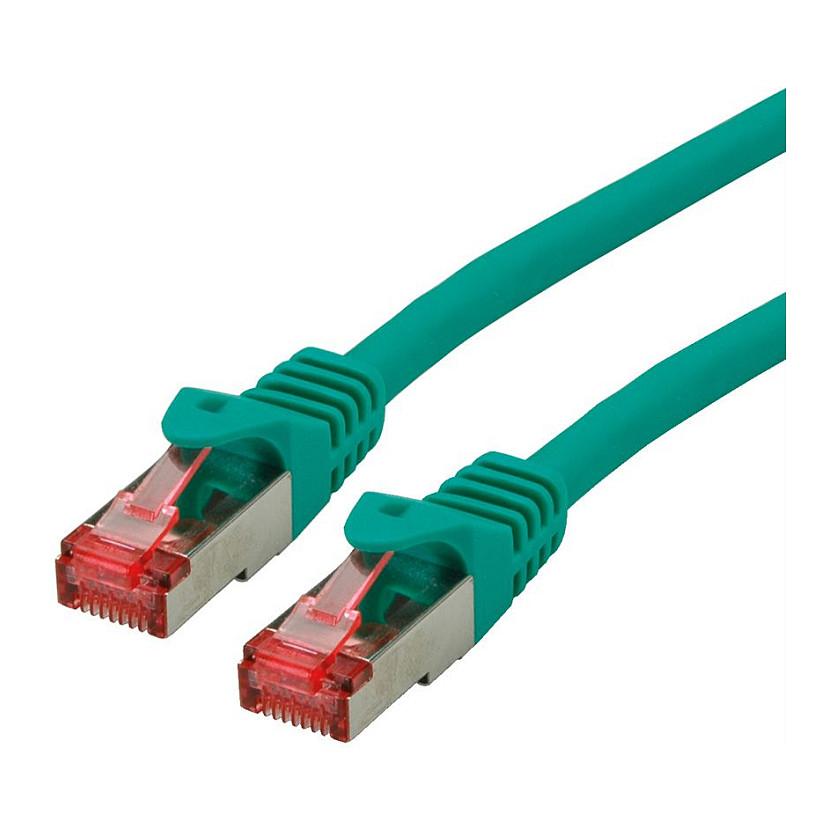 Patchkabel ROLINE Cat.6 S/FTP PiMF LSOH - grøn, 1 m
