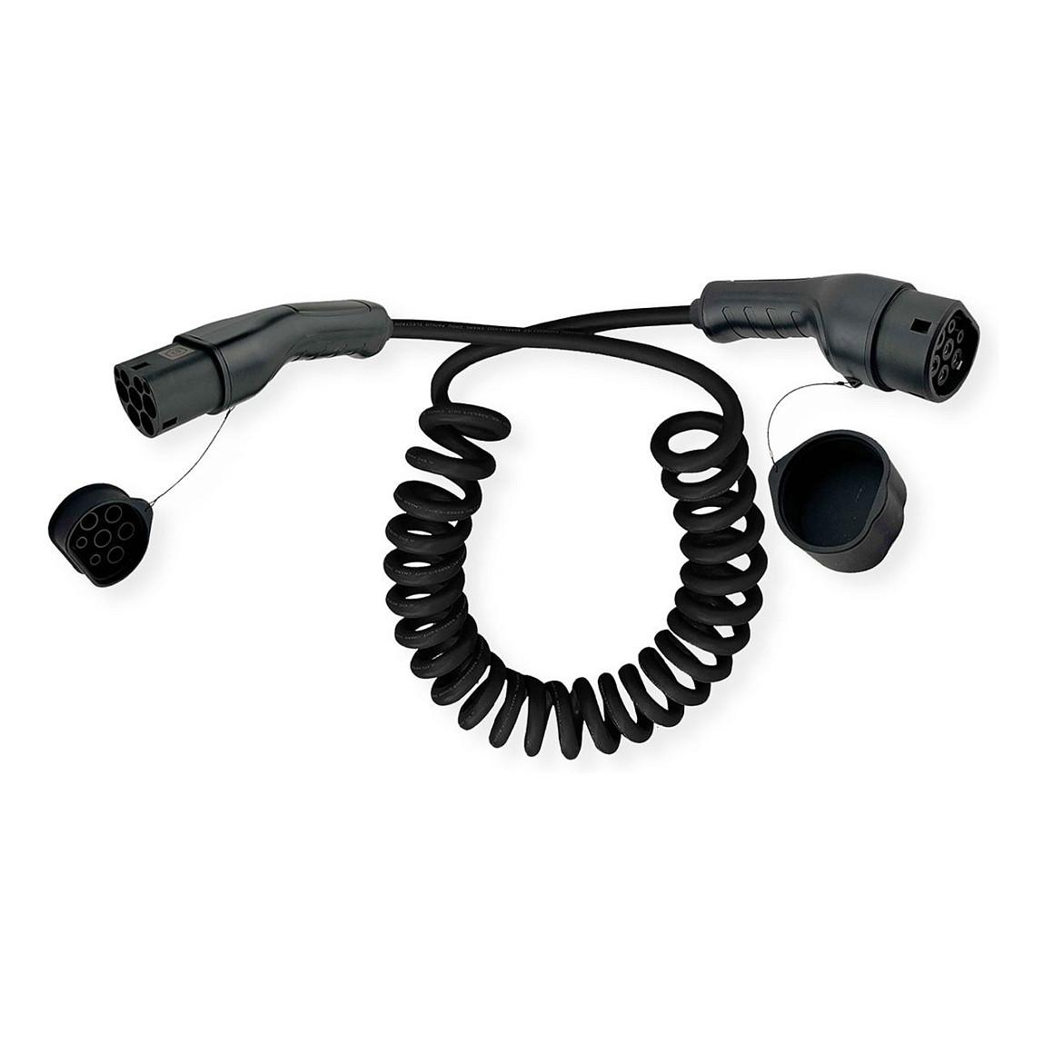 Ladekabel til elbil ROLINE 19080057 Type 2 spiral - 7,5 m