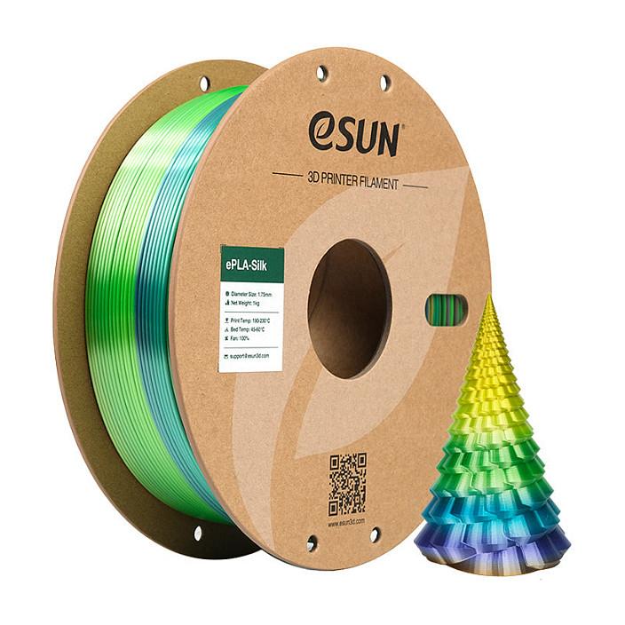 3D-printerfilament eSUN EPLA-SILK Forest 1,75 mm 1 kg