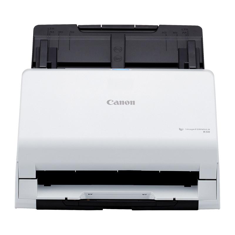 Canon imageFORMULA R30 - Dokumentscanner - Contact Image Sensor (CIS) - Duplex - A4 - 600 dpi - op til 25 ppm (mono) / op til 9 ppm (farve) - ADF (60 ark) - USB 2.0
