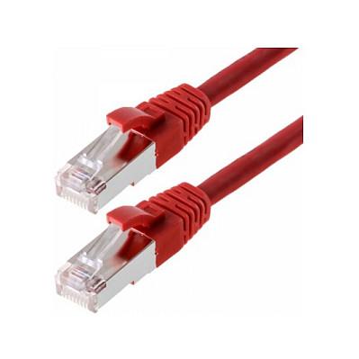 Patchkabel Helos Cat.5e SF/UTP AWG 26 - rød 3 m