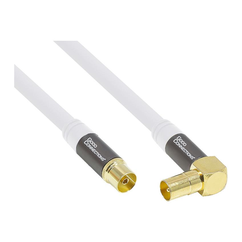 TV-antennekabel Good Connections SmartFLEX GC-M2063 - hvid, 2 m