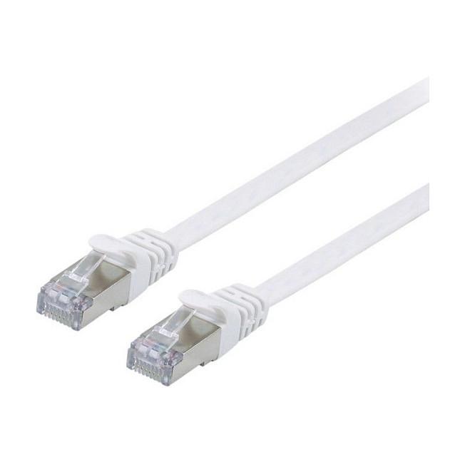 Patchkabel Equip Cat6A U/FTP fladt RJ45 3 m - hvid