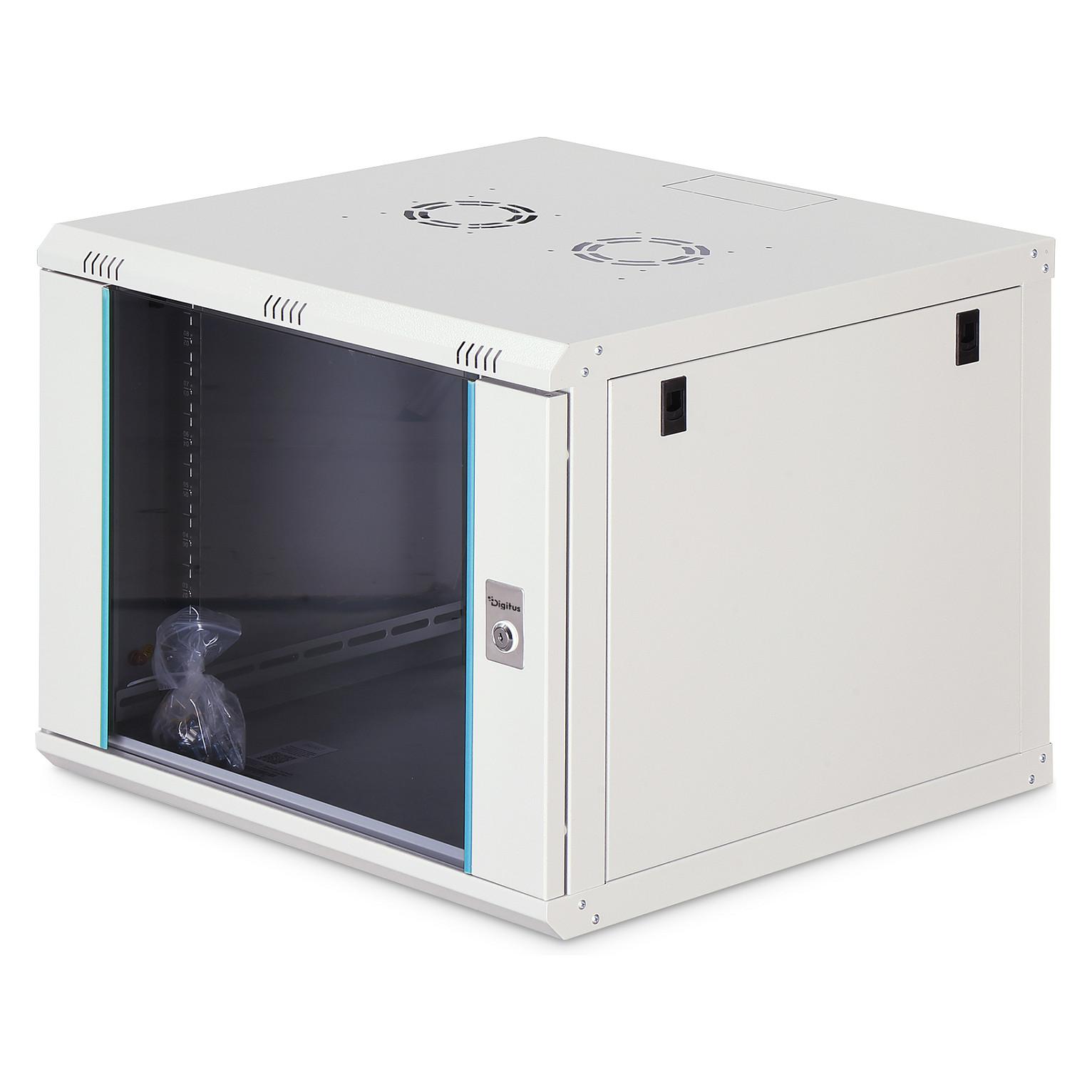 Vægmonteret rackskab DIGITUS Dynamic-N DN-37106 - 9U, 600 x 600 mm, umonteret