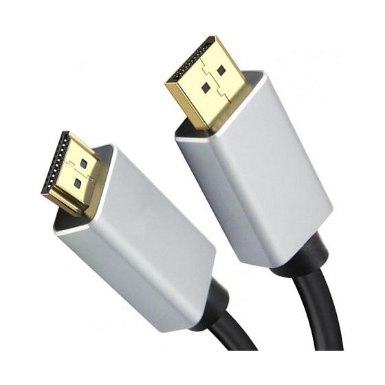 Videokabel Helos 288454 DisplayPort/HDMI - 2 m, sort