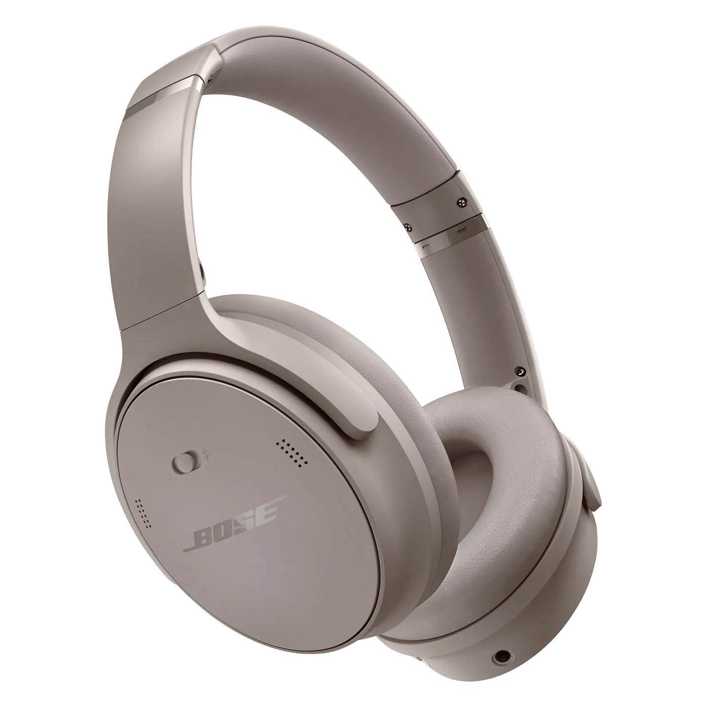 Bose QuietComfort høretelefoner med Bluetooth 5.1, kabel og trådløs forbindelse - Sand