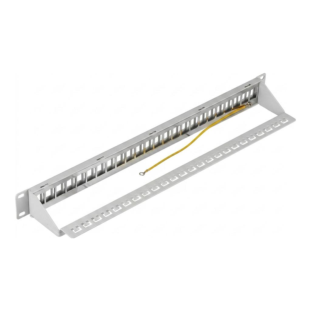 EFB Elektronik Haltepanel zur 19" / Wandmontage von 24 x Verbinder 37597.1