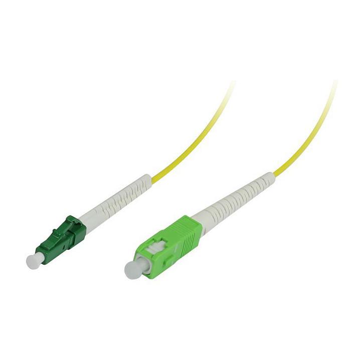 LWL1FaserPatchk 10mtrLCAPCSCAPC 9125u OS2 G657A2 AD2mm flexible Knickschutztülle Synergy21
