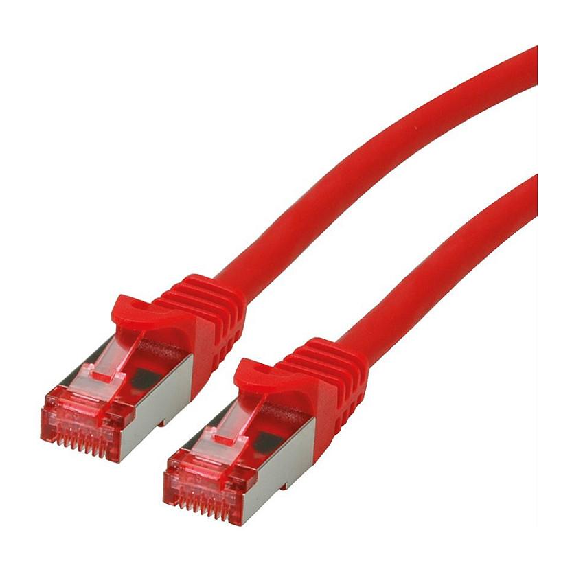 Patchkabel ROLINE Cat.6 S/FTP LSOH - rød, 3 m