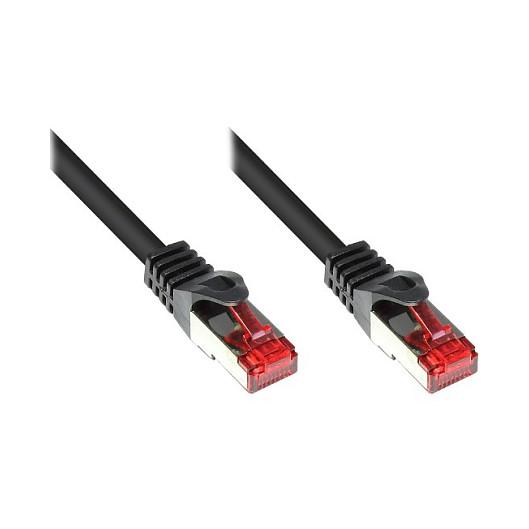 Patchkabel GoodConnections Cat. 6 S/FTP - sort, 0,25 m