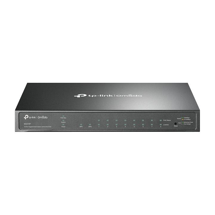 TP-Link Omada TL-SG2210P 10-port Gigabit smart switch med 8-port PoE+ og 2 SFP-slots