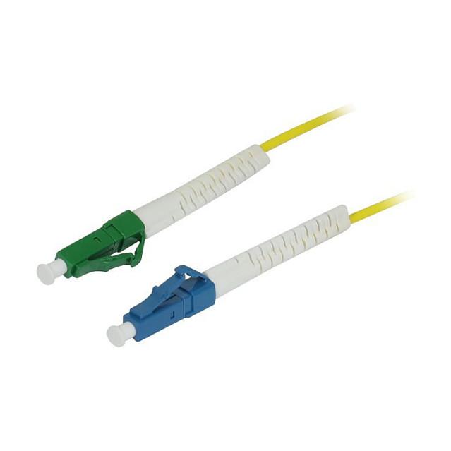 LWL1FaserPatchk 15mtrLCLCAPC 9125u OS2 G657A2 AD2mm flexible Knickschutztülle Synergy21