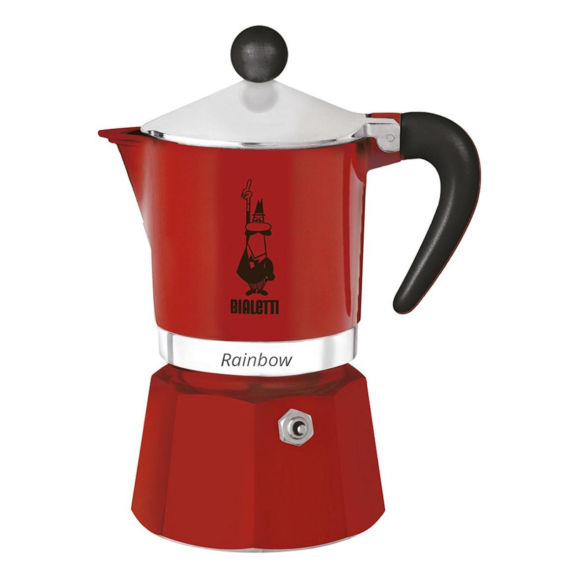 Mokkakande Bialetti Rainbow 6TZ - rød