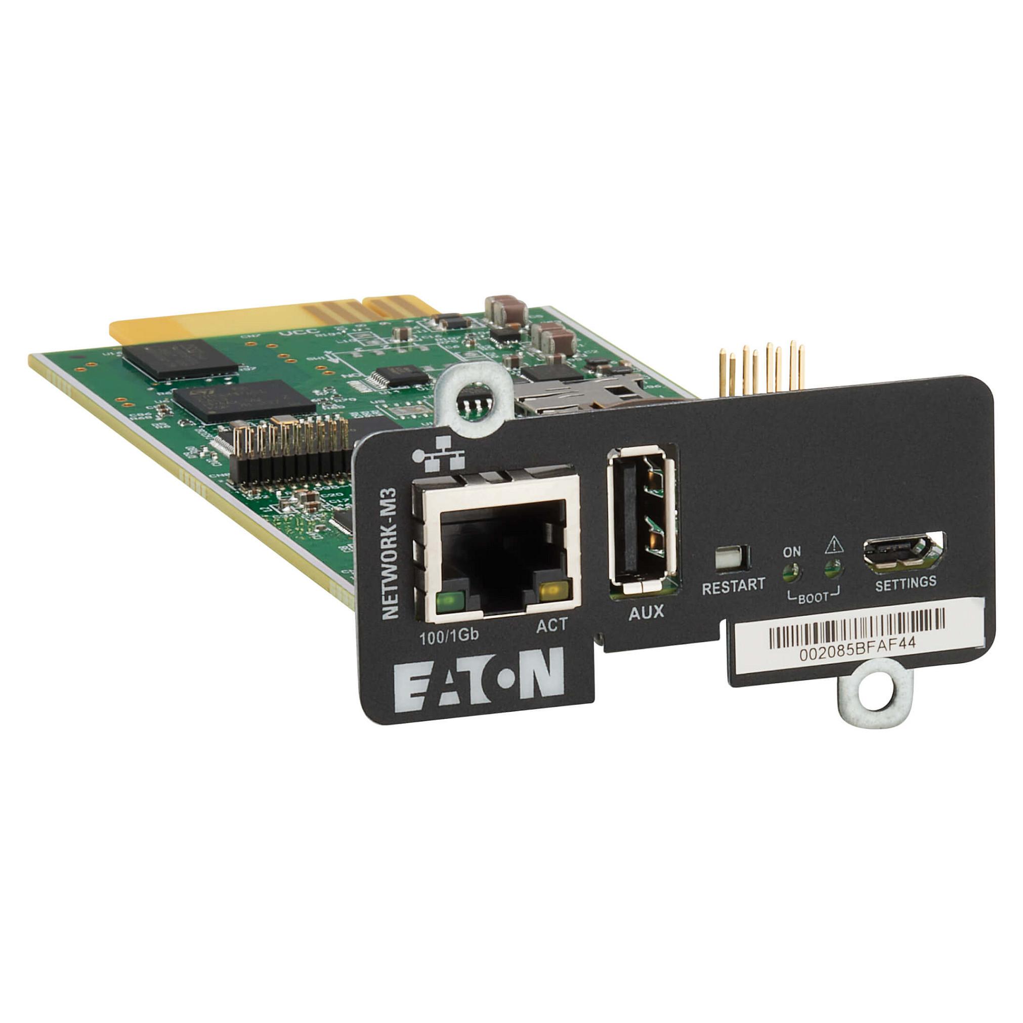 Eaton NETWORK-M3 internt netværkskort med Gigabit Ethernet og MiniSlot-interface