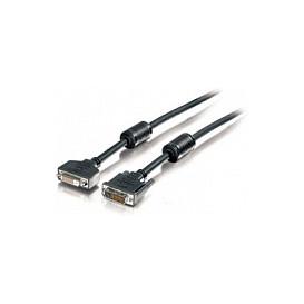 DVI-D Dual Link forlængerkabel Equip 118972 - 1,8 m, sort