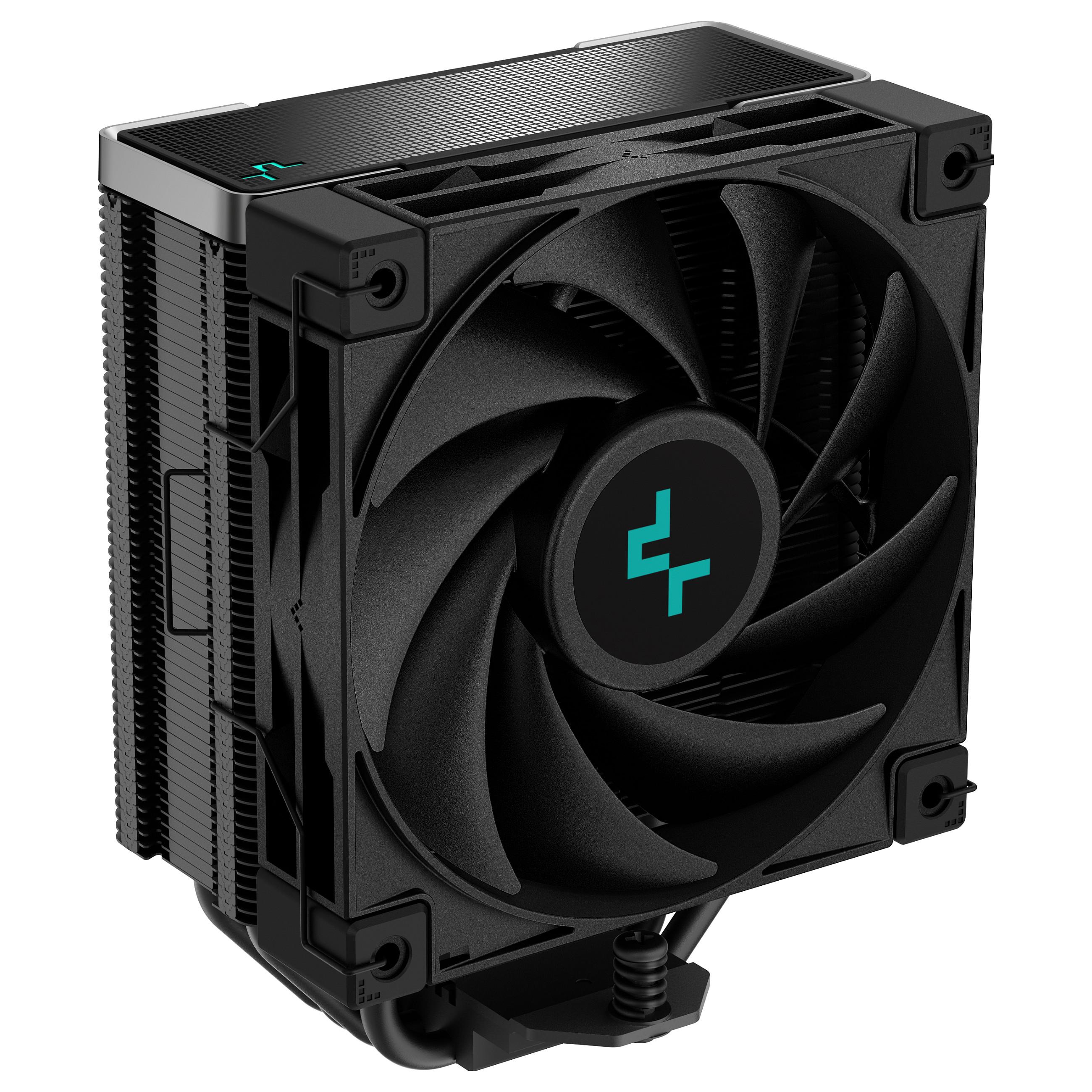 DeepCool AK400 ZERO DARK, Luftkøler, 12 cm, 500 rpm, 1850 rpm, Sort
