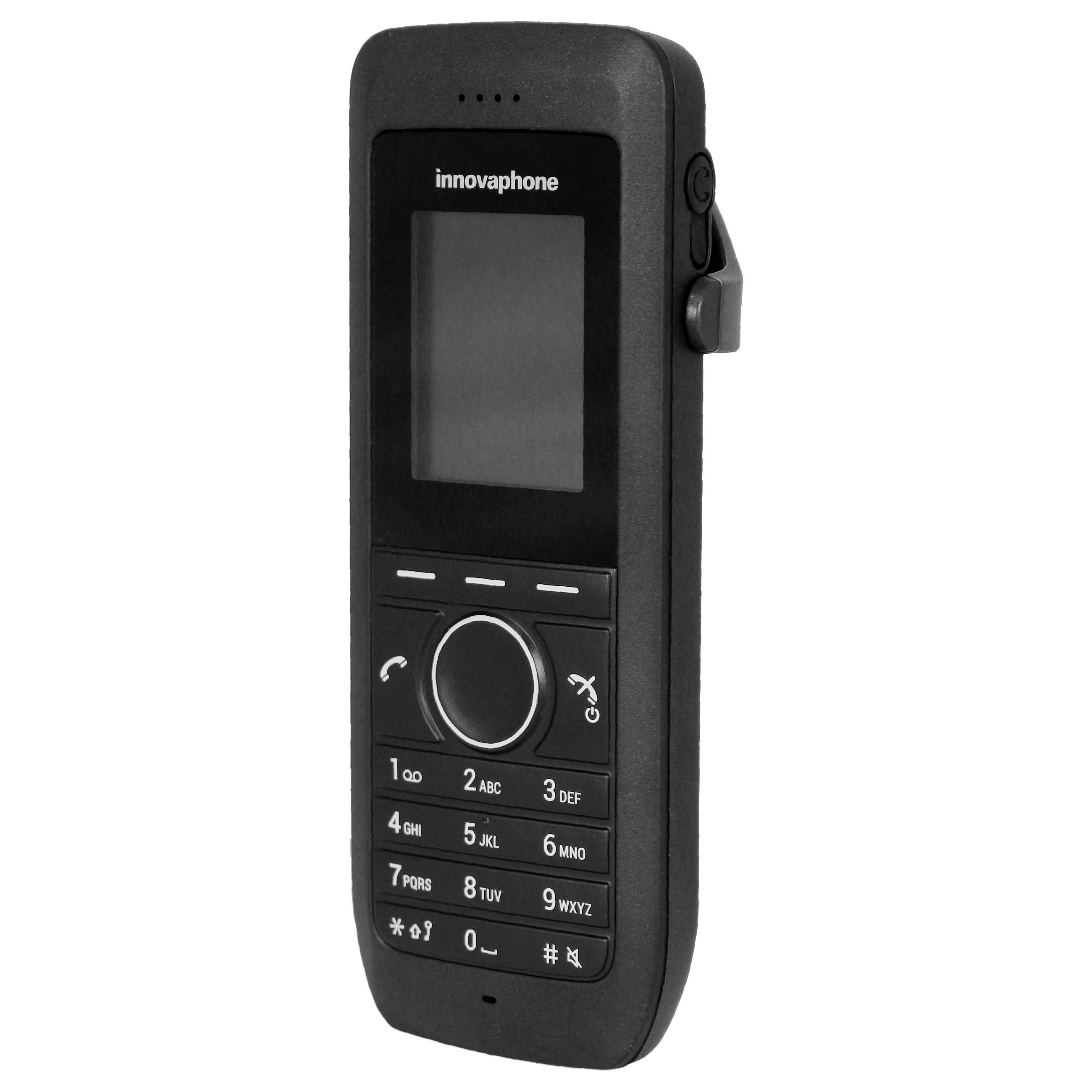 innovaphone IP64 Trådløs digitaltelefon Ingen nummervisning Sort