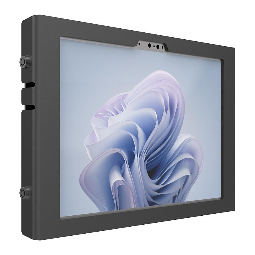Compulocks Surface Pro 8-11 Apex Enclosure Wall Mount - Indelukke - for tablet - låsbar - højglansaluminium - sort - skærmstørrelse: 13 - vægmonterbar - for Microsoft Surface Pro 8, Pro 9