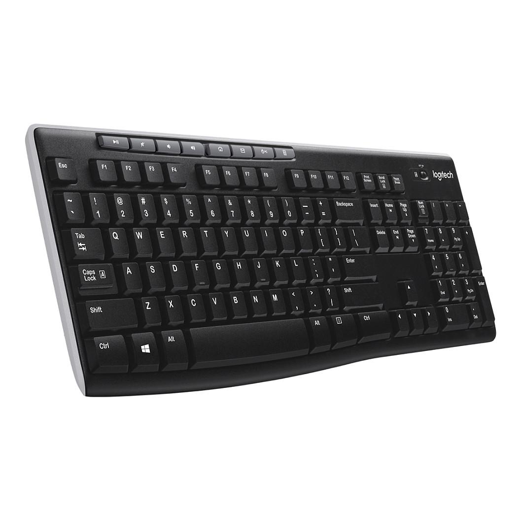 Logitech Wireless Keyboard K270 Tastatur Trådløs Fransk