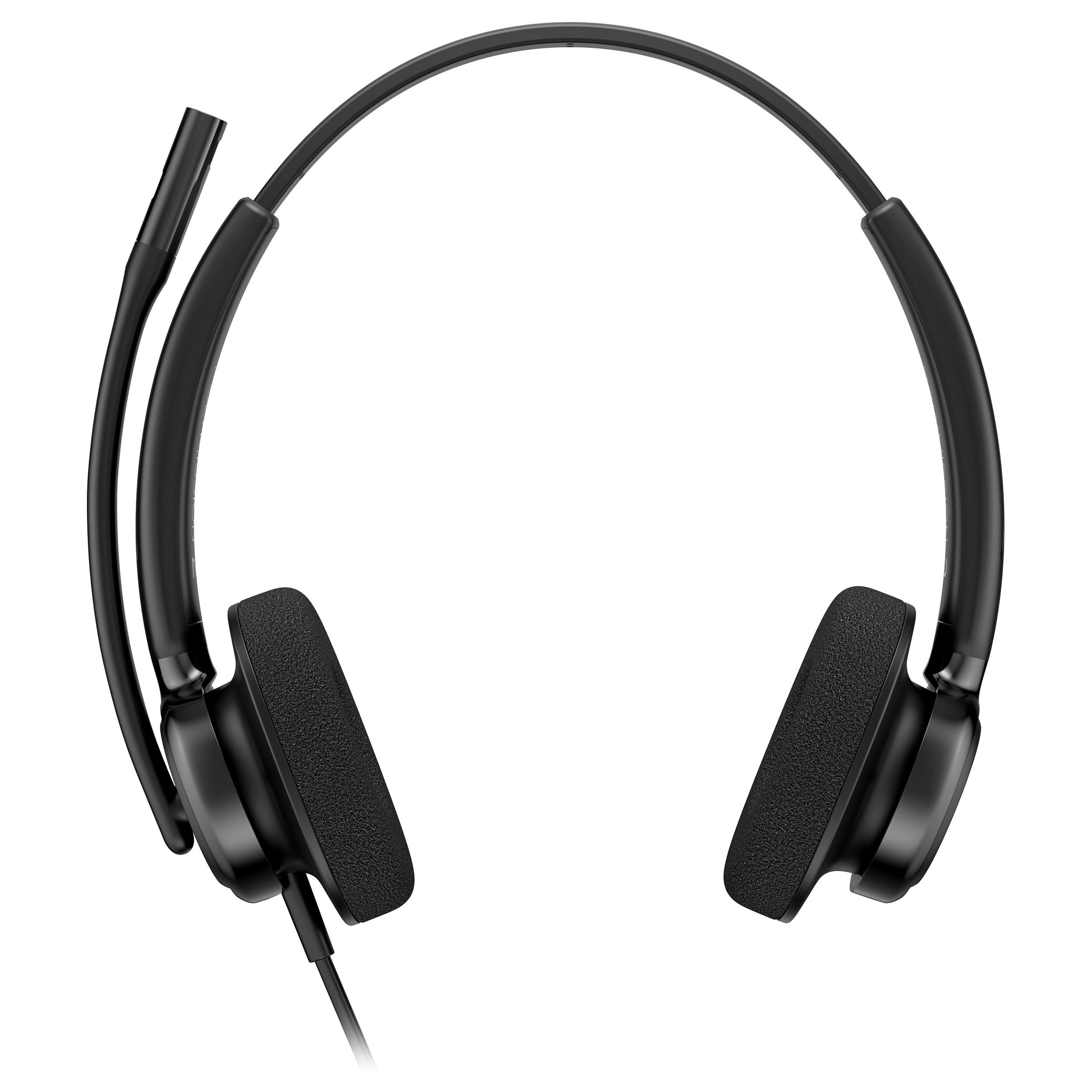 HP Poly Mission 425 - Mission 400 Series - headset - på øret - kablet - USB-C, USB-A - sort - Zoom Certified, Certified for Microsoft Teams, Works With Chromebook Certified, Google Meet Certified