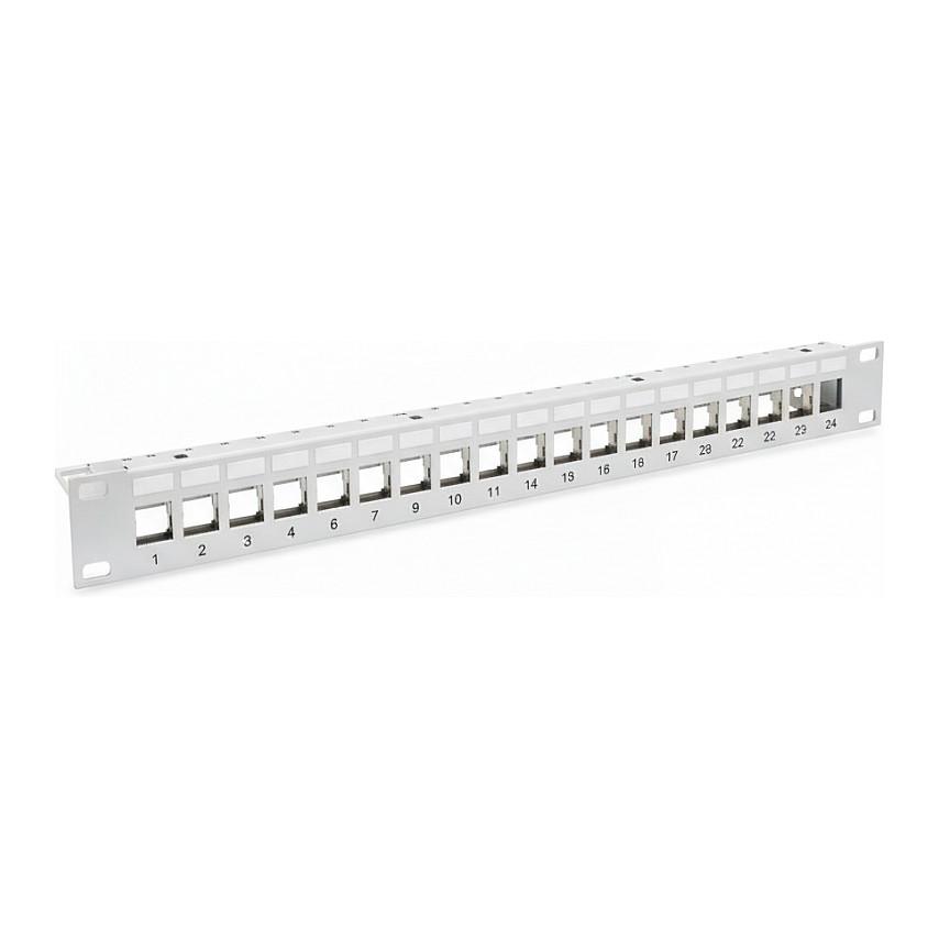 EFB Verteilerfeld Patchpanel 19 Zoll 1HE, 24-Port,