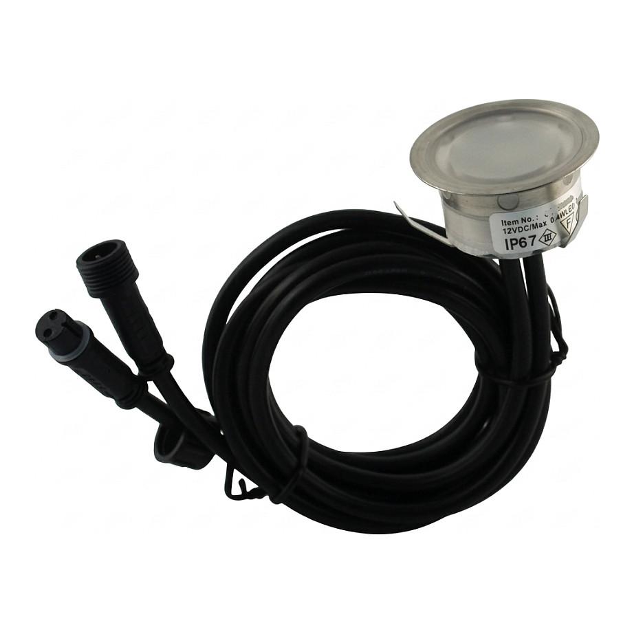 LED gulvindbygningsspot Synergy 21 ARGOS rund minimax IP67 varmhvid V2