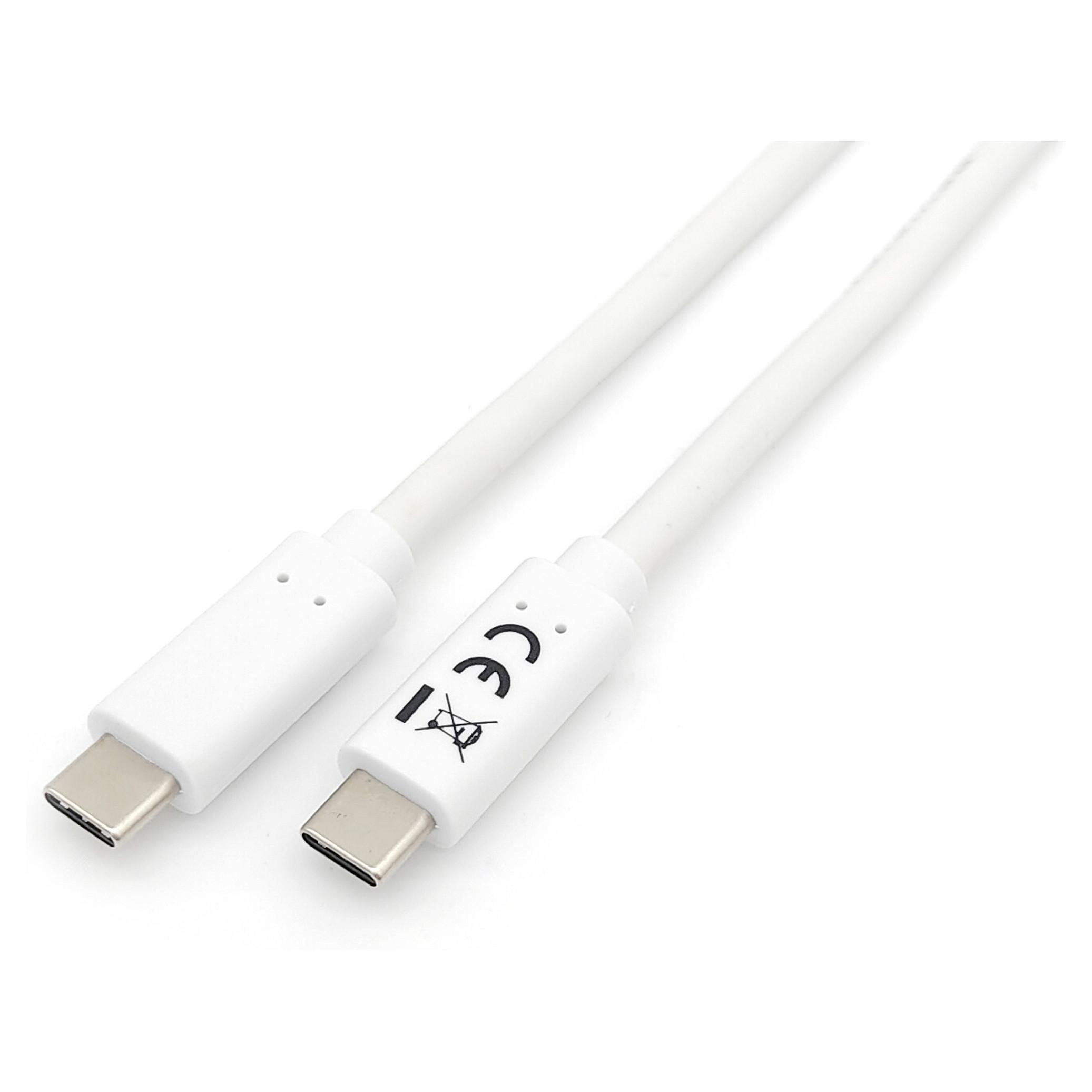 USB-C-kabel Equip 128361 USB 3.2 Gen 1 - 1 m, hvid