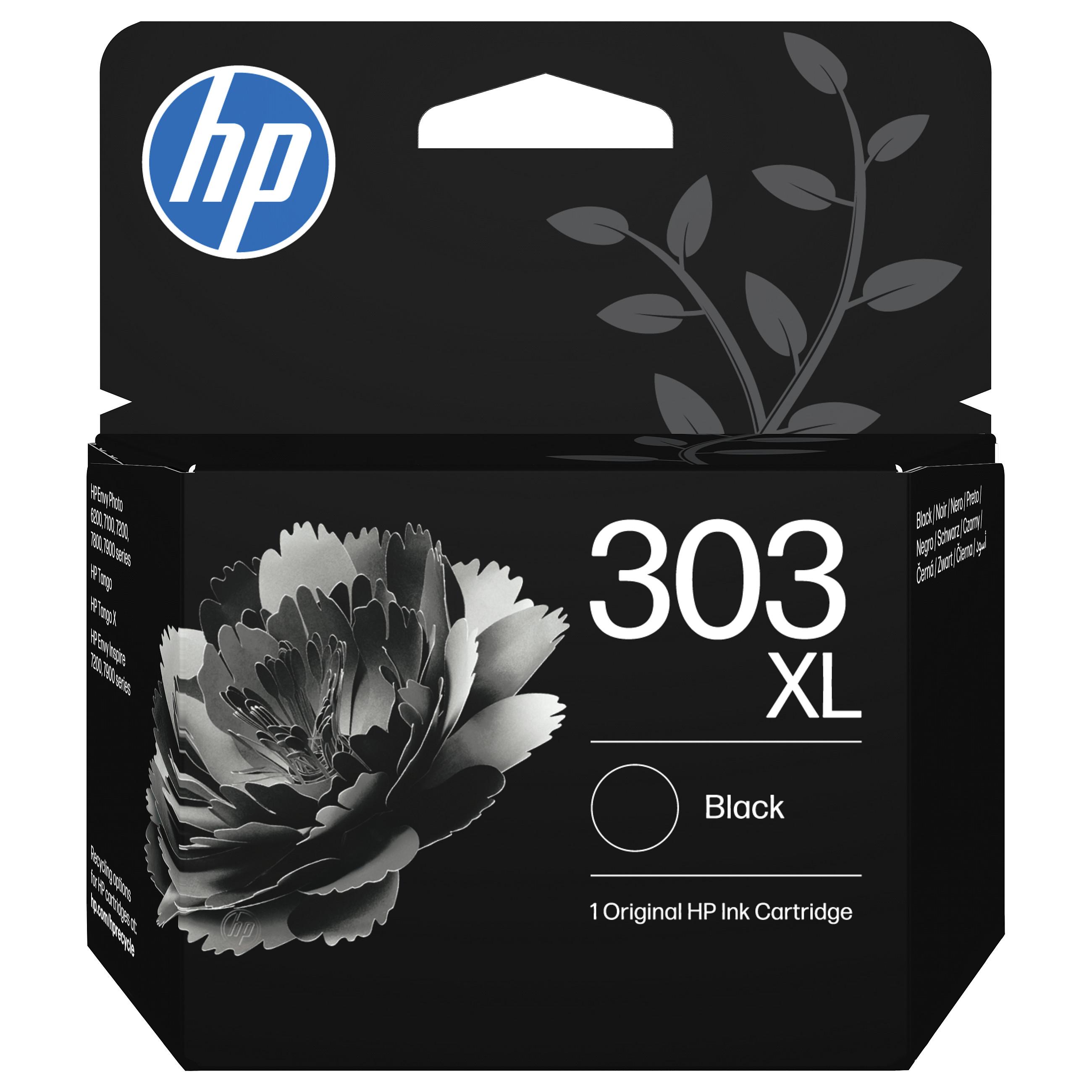 HP 303XL T6N04AE blækpatron sort 600 sider original til ENVY Photo/Inspire