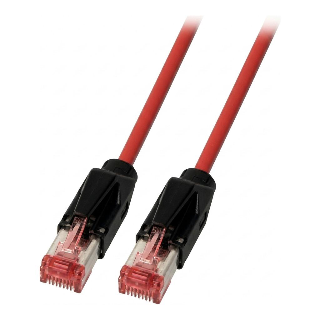 RJ45 patchkabel EFB Cat.6A S/FTP PUR Draka UC900 TM21 - rød 1,5 m