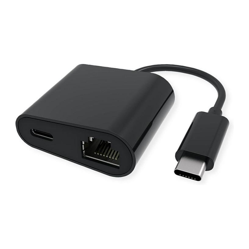 USB-C til Gigabit Ethernet-konverter 12.99.1118 med PD-port 100 W